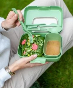 Koziol Lunch Box Candy Ready Mit Besteck-Set In Grün -KitchenAid Shop 7272 CANDY READY 703 4