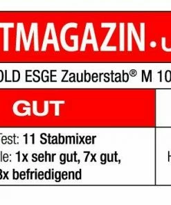 ESGE Zauberstab Stabmixer M 100 Design In Weiß 13 ESGE Zauberstab Stabmixer M 100 Design In Weiß -KitchenAid Shop 90120 90124 90128 UNOLD ESGE Zauberstab M 100 D