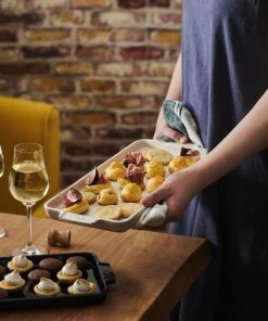 Appolia Vorspeisenplatte 40 Cm In Ecru -KitchenAid Shop APPOLIA Plaque Mignardises 60701 PIXEL BECHAMEL