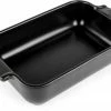 Appolia Auflaufform Rechteckig In Satin-schwarz 32 Cm / 2,7 Liter