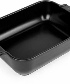 Appolia Auflaufform Rechteckig In Satin-schwarz 22 Cm / 0,85 Liter -KitchenAid Shop APPOLIA plat rectangulaire noir black satin 25 cm 61517