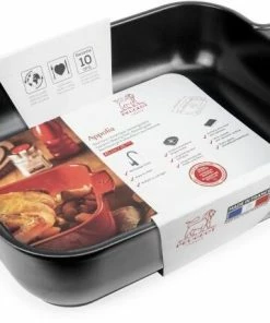 Appolia Auflaufform Rechteckig In Satin-schwarz 32 Cm / 2,7 Liter -KitchenAid Shop APPOLIA plat rectangulaire noir black satin 40 cm 61487 packaging 2