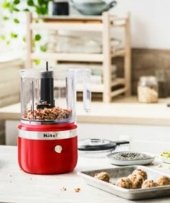 KitchenAid Kabelloser Zerkleinerer In Empire Rot -KitchenAid Shop CORDLESS CHOPPER BLISS BALLS 816 ER