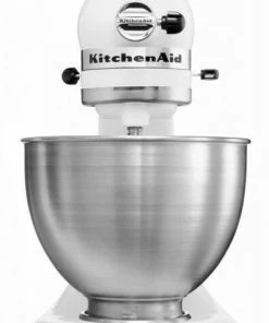 KitchenAid Küchenmaschine Classic In Weiß, 4,3 Liter 7 KitchenAid Küchenmaschine Classic In Weiß, 4,3 Liter -KitchenAid Shop ClassicStandMixer 5K45SSEWH face l