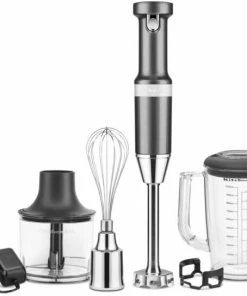 KitchenAid Kabelloser Stabmixer Artisan In Medallion Silber