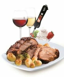 Käfer Digitales Haushaltsthermometer Mit Sprachausgabe E376 -KitchenAid Shop E376 Thermometer mit Sprachausgabe schw klein