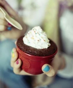 Emile Henry Töpfchen Nr. 10 In Granatapfel, 2er Set 5 Emile Henry Töpfchen Nr. 10 In Granatapfel, 2er Set -KitchenAid Shop EH 10XX Life Ramequin Ramekin CupCakeWhippedCream2 V 4