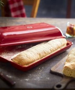Emile Henry Ciabatta-Set In Fusain 7 Emile Henry Ciabatta-Set In Fusain -KitchenAid Shop EH 5502 Amb Ciabatta BakerOpen H