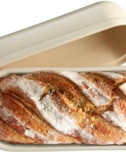 Emile Henry Kasten-Brotbackform Groß In Creme -KitchenAid Shop EH 5503 505503 PainCampagne BigLoaf TopBread