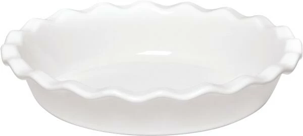 Emile Henry Kuchen-& Auflaufform Mit Wellenrand In Farine 1 Emile Henry Kuchen-& Auflaufform Mit Wellenrand In Farine