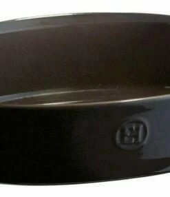 Emile Henry Gratinform Ultime Oval In Fusain 41 Cm / 26 Cm / 3,9 Liter