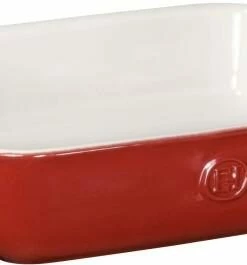 Emile Henry Gastro Emile Henry Gratinform Modern Classics Rechteckig In Rot 26 X 17,5 Cm / 1,1 Liter