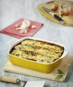 Emile Henry Gastro Emile Henry Gratinform Modern Classics Rechteckig In Rot 26 X 17,5 Cm / 1,1 Liter -KitchenAid Shop EH 962X Amb PlatFour Baker Lasagna V