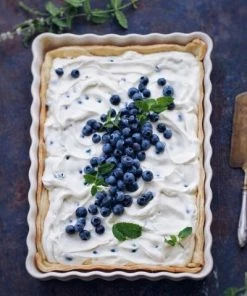 Emile Henry Kuchenform Rechteckig In Ton -KitchenAid Shop Emile Henry Kuchenform Blaubeertarte LD1