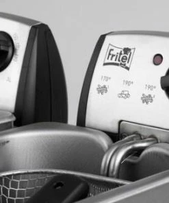 Fritel Fritteuse FR 1850 Duo -KitchenAid Shop FR 1850 duo zijdelings aanzicht neu l