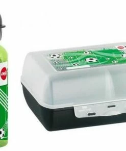 Emsa Kids Trinkflasche Und Brotdose Fußball, 2-teilig