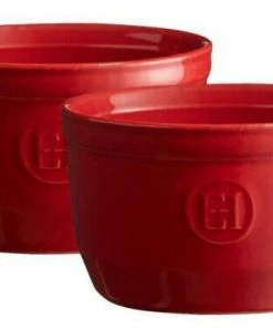 Emile Henry Töpfchen Nr. 10 In Granatapfel, 2er Set