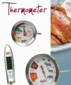 Käfer Digitales Haushaltsthermometer E546A -KitchenAid Shop Kaefer Thermometer klein l