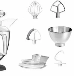 KitchenAid Küchenmaschine ARTISAN 175PS Gusseisen Schwarz Brotback-Set