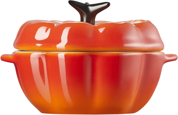 Le Creuset Kürbisförmchen Mit Deckel In Ofenrot 3 Le Creuset Kürbisförmchen Mit Deckel In Ofenrot – Bild 3