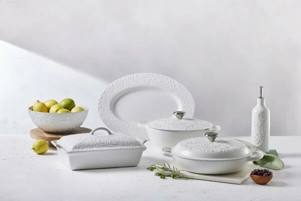 Le Creuset Auflaufform Tradition Mit Deckel, Rechteckig In Olive 3 Le Creuset Auflaufform Tradition Mit Deckel, Rechteckig In Olive – Bild 3