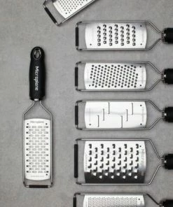 Microplane Feinreibe Gourmet -KitchenAid Shop MP Gourmet Series group 7 blades styles neu 2 l