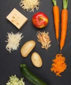 Microplane Grobreibe Home In Rot -KitchenAid Shop MP Grating Results Extra Coarse Blade neu 2 l