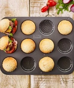 Birkmann Mini-Brötchen-Blech -KitchenAid Shop Mini Burger Broetchen Blech 210417 3 1