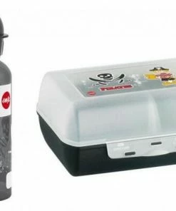 Emsa Kids Trinkflasche Und Brotdose Pirat, 2-teilig