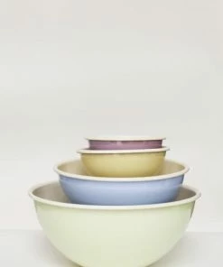 Riess Emaille Riess Schüssel Aus Emaille In Pastell-blau 30 Cm -KitchenAid Shop RIESS AMBIENTE Classic Pastell Hghres Schuessel 1