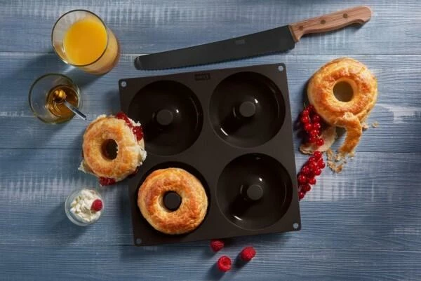 Lurch Flexiform Bagels & Cronuts, 4-fach 2 Lurch Flexiform Bagels & Cronuts, 4-fach – Bild 2