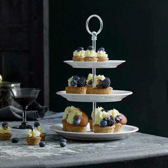 Pillivuyt Etagere Mit Versilbertem Tragegriff 3 Stufen Größe 165 X 200 X 240 Mm 4 Pillivuyt Etagere Mit Versilbertem Tragegriff 3 Stufen Größe 165 X 200 X 240 Mm – Bild 4