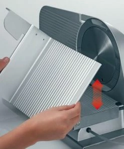 GRAEF Allesschneider Sliced Kitchen SKS 900 In Titan -KitchenAid Shop hochklappbarer Schlitten neu