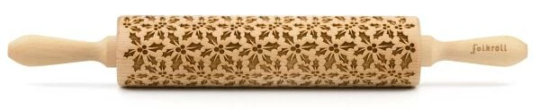 Folkroll Teigrolle Stechpalme Groß, 43 Cm 1 Folkroll Teigrolle Stechpalme Groß, 43 Cm